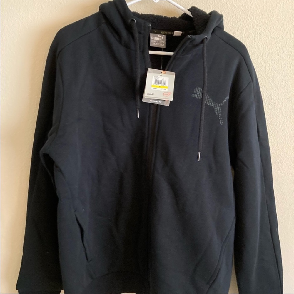 NWT Black PUMA men hoodie